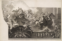 KG 12862
<br/>
Plafondschildering in het Palais Royal, Parijs (detail)
<br/>
<em>Tardieu, Nicolas Henri (1674-1749)</em>